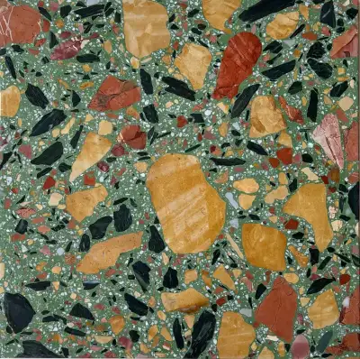 Alanya Ceppo Green Multicolor Terrazzo