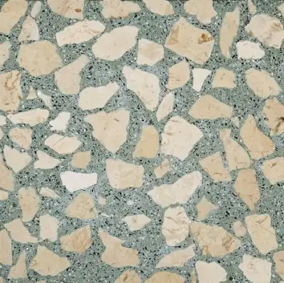 Alanya Ceppo Green Cream PLD Terrazzo