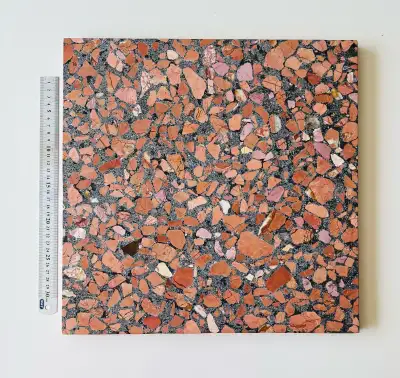 Alanya Black Red 0716 TR Terrazzo