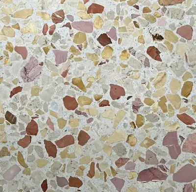 Alanya Ceppo Cream Yellow Red Terrazzo