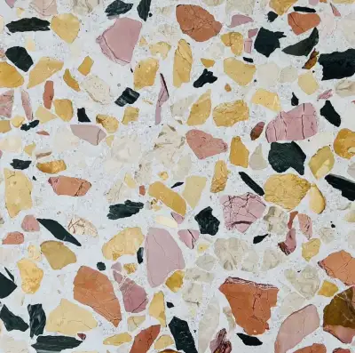 Alanya Cream Yellow Multicolor 0731 Terrazzo