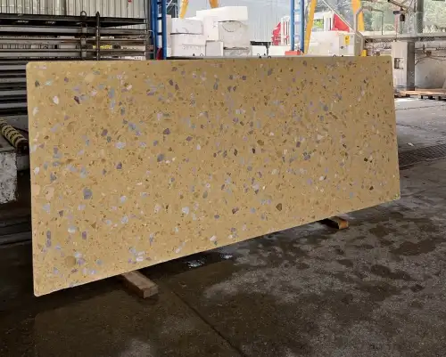 Alanya Ceppo Mustard Dolomite Terrazzo