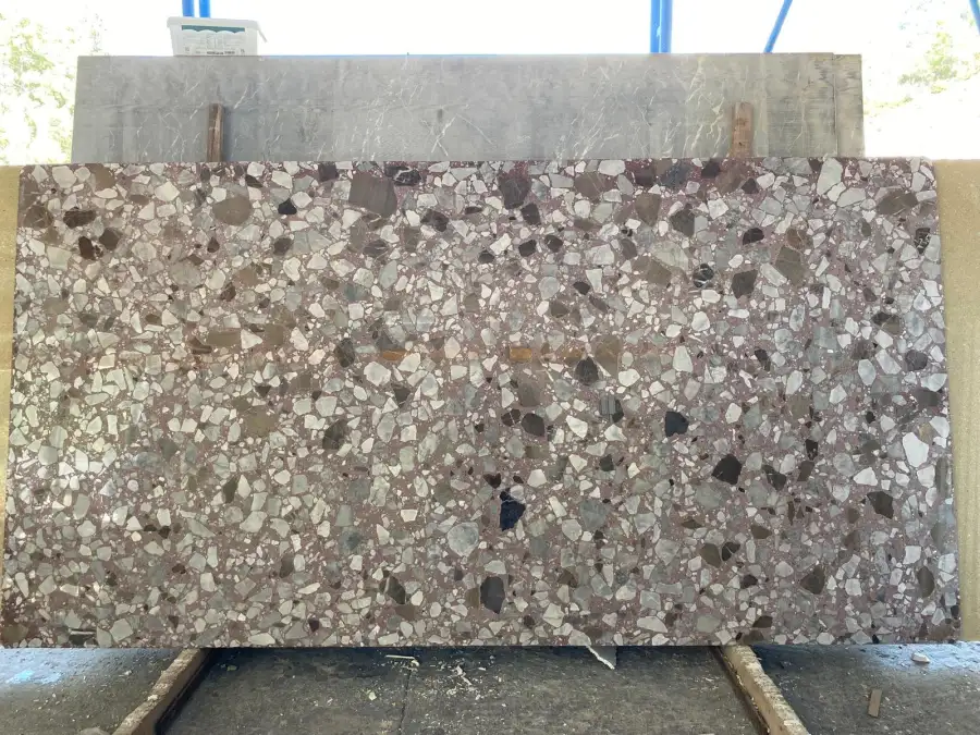 Alanya Ceppo Rose Dolomite Caramel Terrazzo