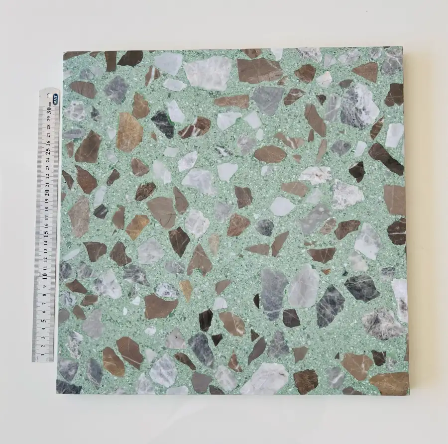 Alanya Green Dolomite Caramel 0731 Terrazzo