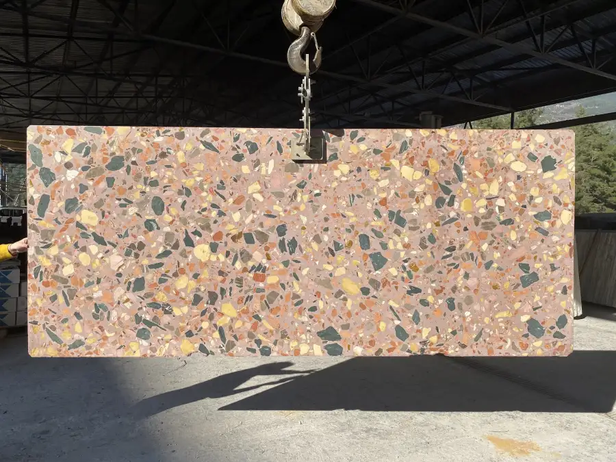 Alanya Ceppo Salmon Multicolor Terrazzo