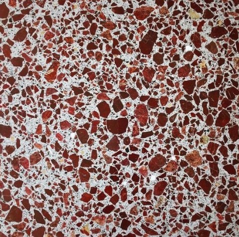 Alanya Ceppo Bordeaux Nero Terrazzo