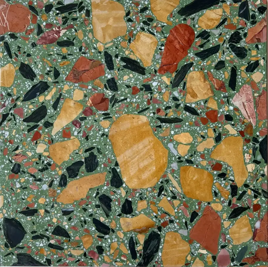 Alanya Ceppo Green Multicolor Terrazzo
