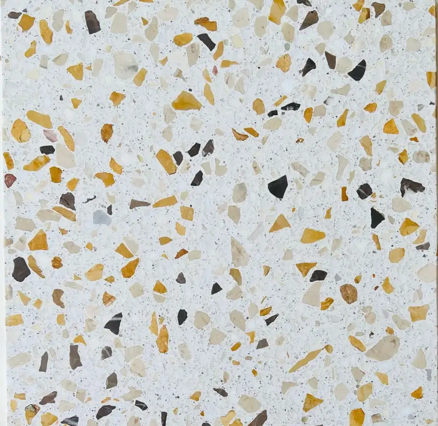 Alanya Dolomite Cream Yellow Caramel 0716 Terrazzo
