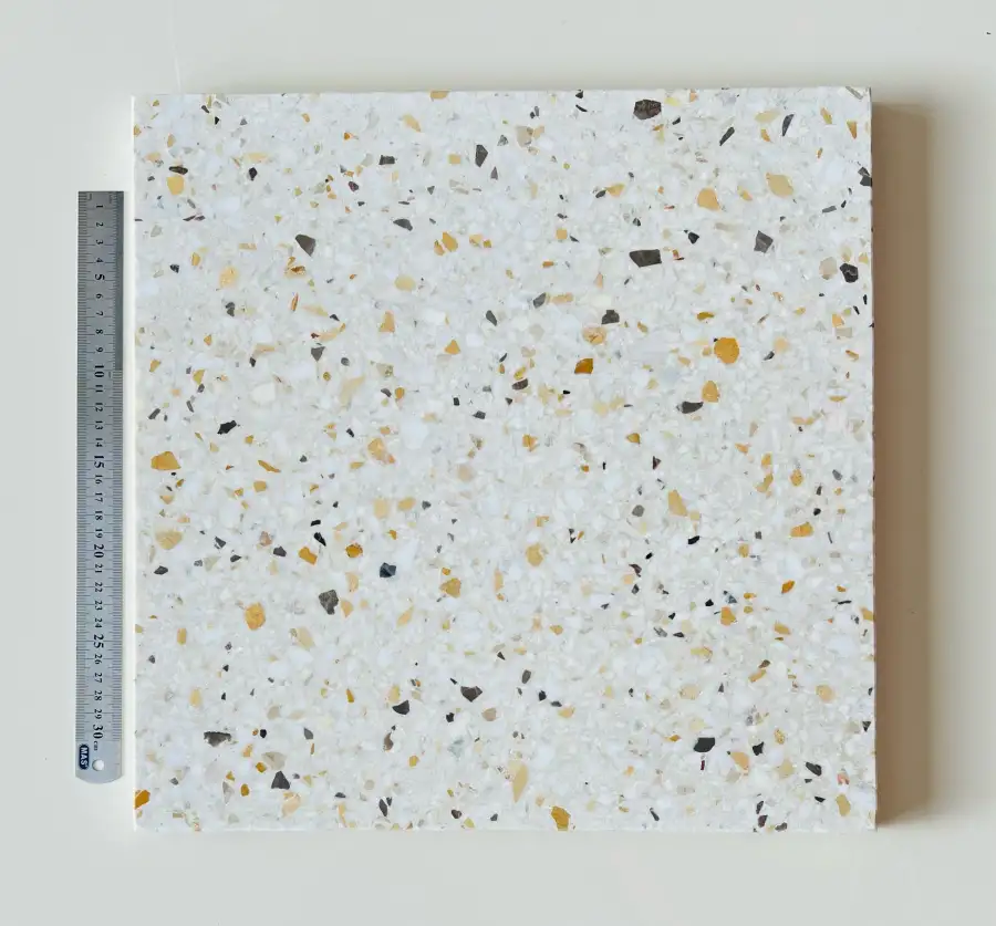 Alanya Dolomite Cream Yellow Caramel 0708 Terrazzo