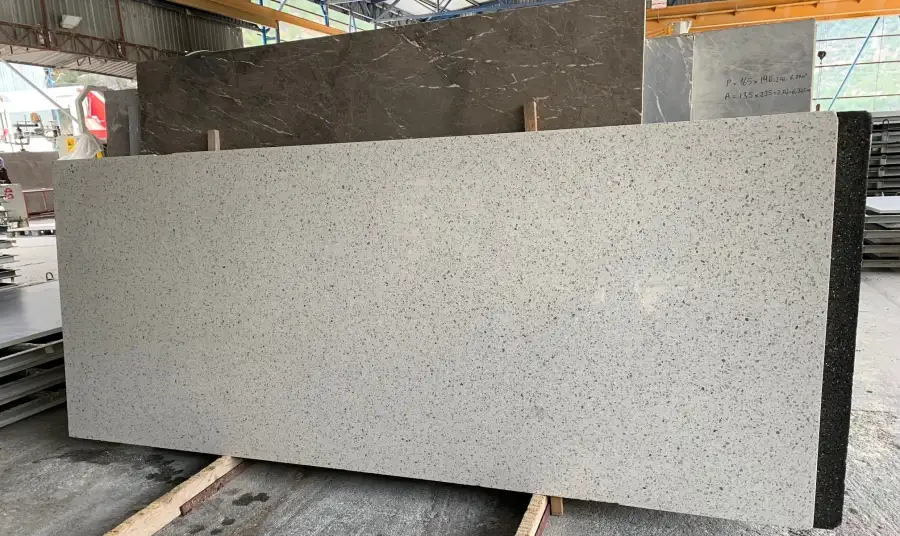Alanya Dolomite 0708 White Terrazzo