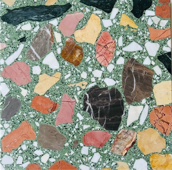 Alanya Ceppo Green Multicolor 2 Terrazzo
