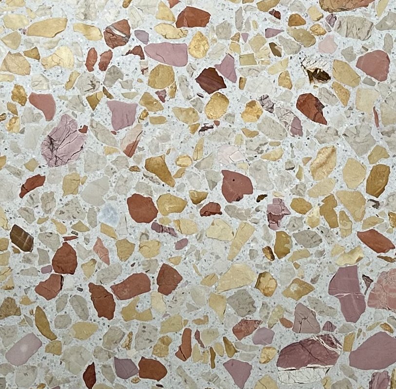 Alanya Ceppo Cream Yellow Red Terrazzo