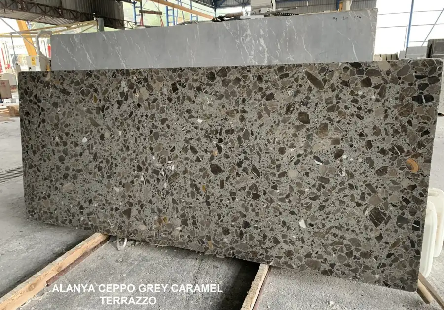 Alanya Ceppo Grey Caramel Terrazzo