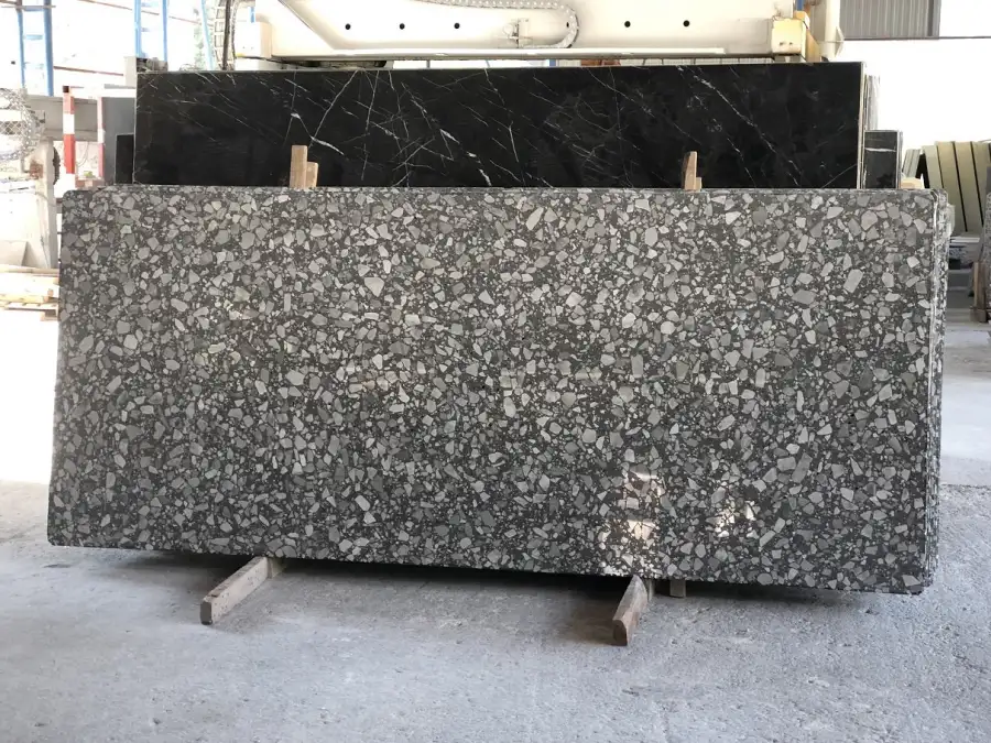 Alanya Ceppo Black Dolomit Terrazzo