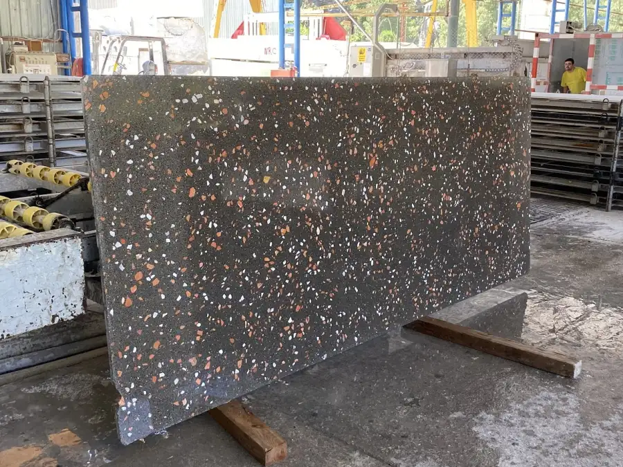 Alanya Black Multicolor 0716 Terrazzo