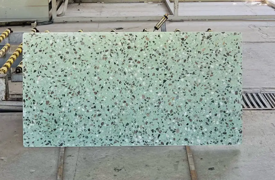 Alanya Green Dolomite Caramel 0731 Terrazzo